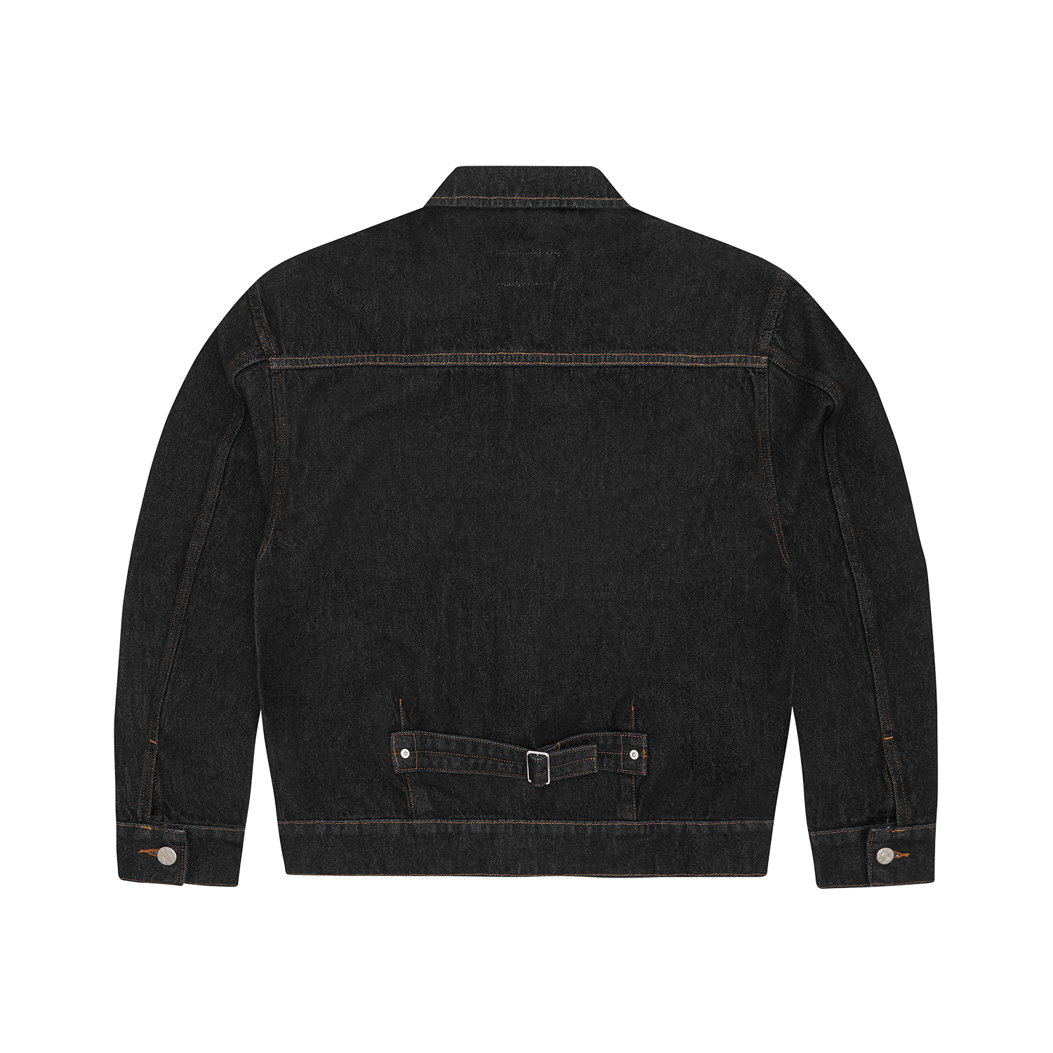 CREST CHAINSTITCH DENIM JACKET [WASHED BLACK] CRTZRTW