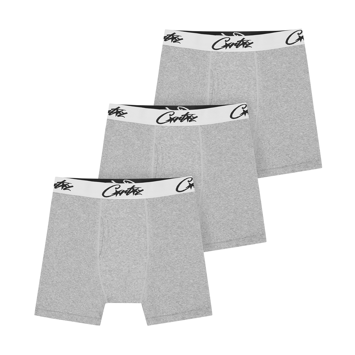 Corteiz GREY ALLSTARZ BOXERS [3 PACK] CRTZRTW