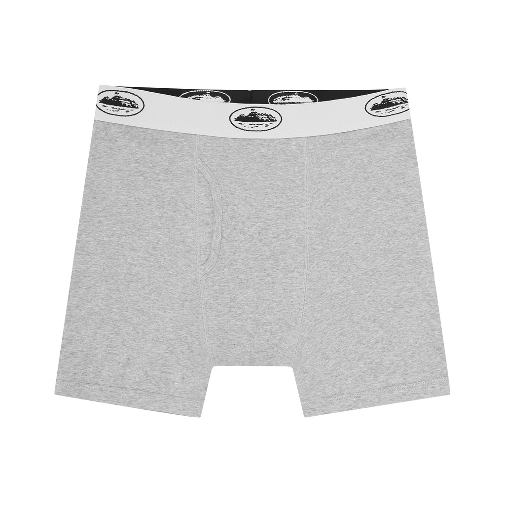 Corteiz GREY ALCATRAZ BOXERS [3 PACK] CRTZRTW