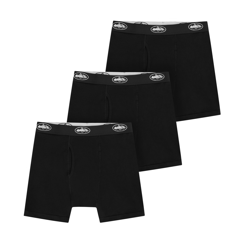 BLACK ALCATRAZ BOXERS [3 PACK] CRTZRTW