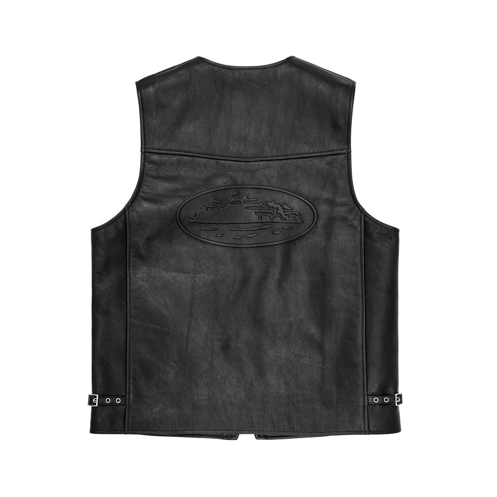SKYDIVE LEATHER VEST [BLACK] CRTZRTW