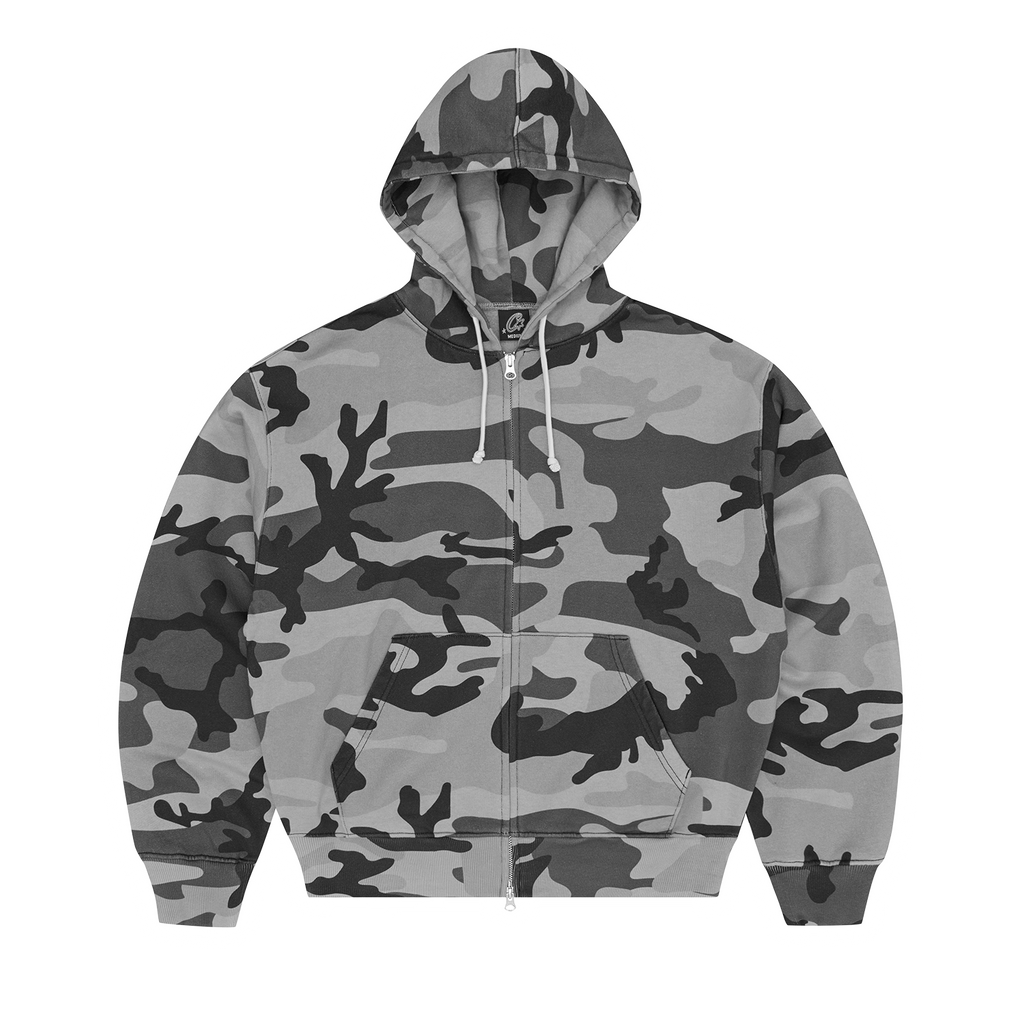 DIPLOMATIC ZIP HOODIE [WASHED CAMO] CRTZRTW