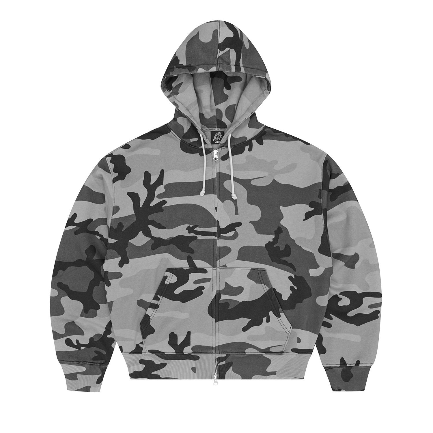 DIPLOMATIC ZIP HOODIE [WASHED CAMO] CRTZRTW
