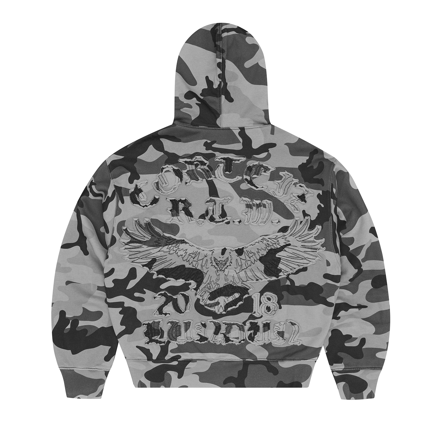 DIPLOMATIC ZIP HOODIE [WASHED CAMO] CRTZRTW