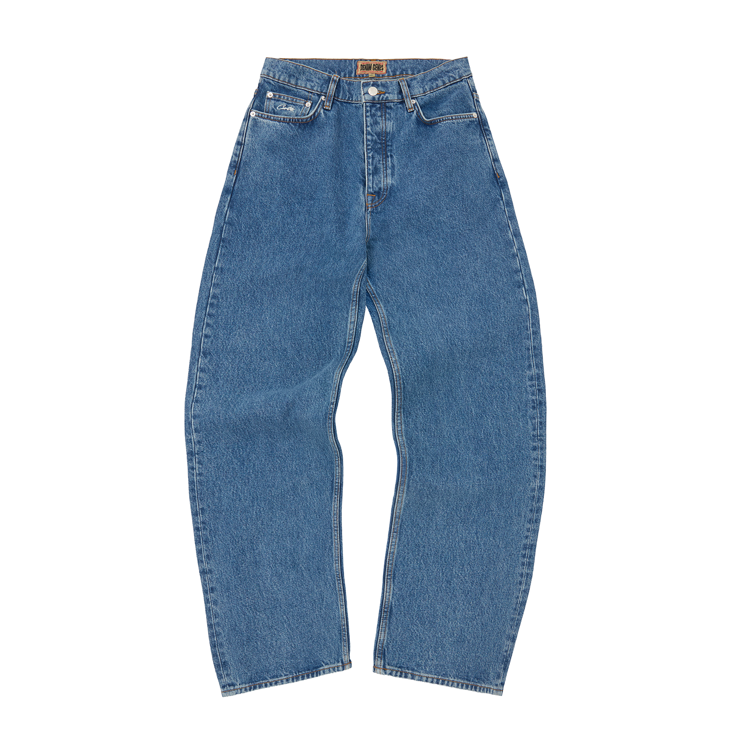 DUAL STRIPE BAGGY JEANS [MIDWASH] CRTZRTW