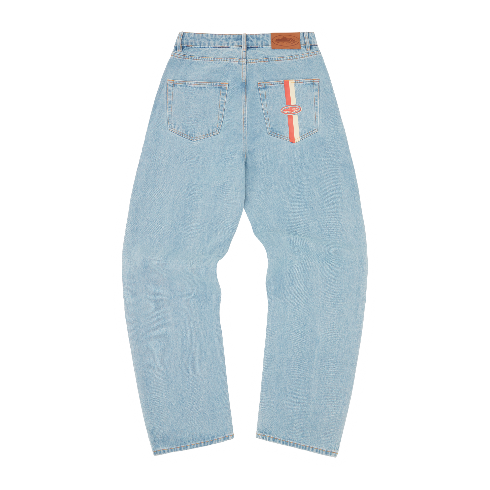 DUAL STRIPE BAGGY JEANS [STONEWASH] CRTZRTW