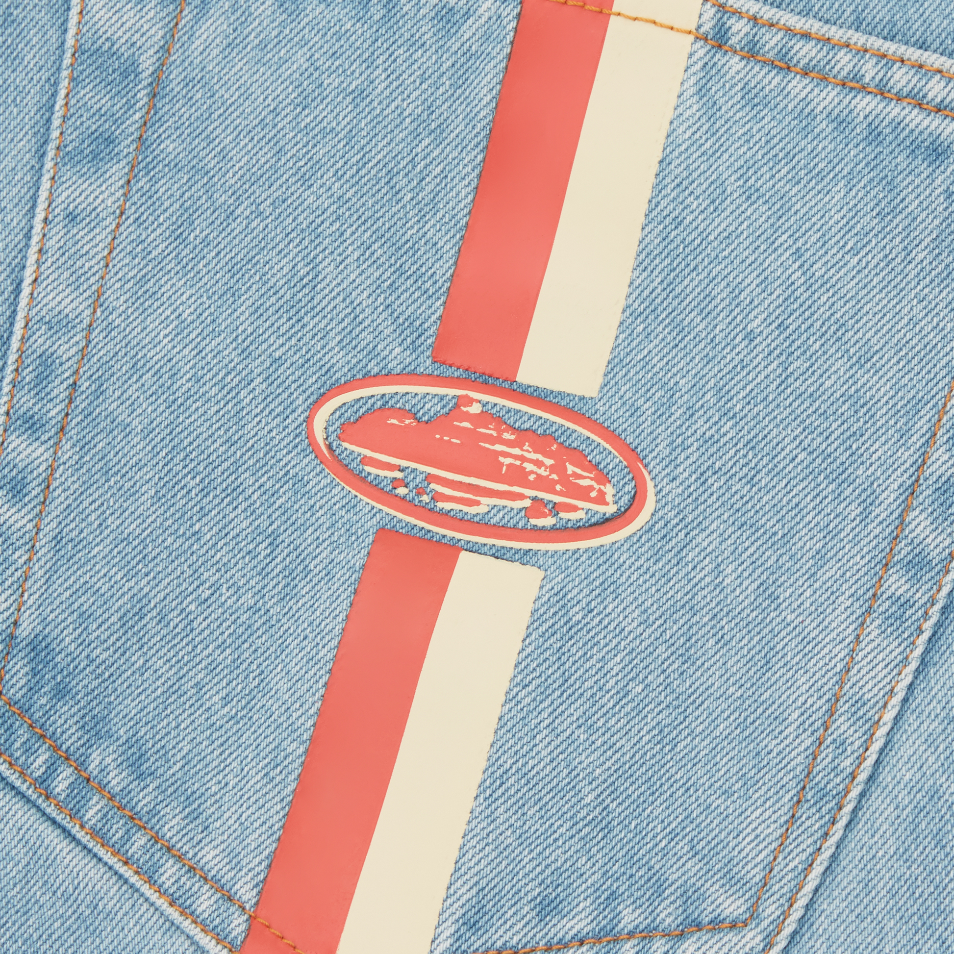 DUAL STRIPE BAGGY JEANS [STONEWASH] CRTZRTW