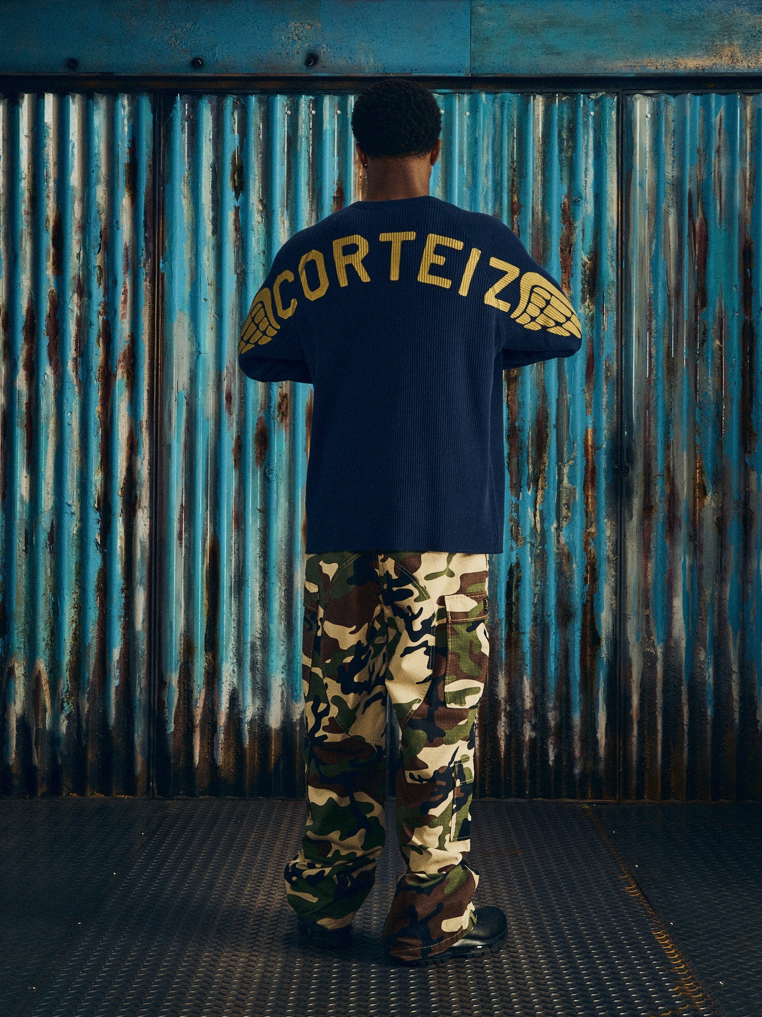 WINGS WAFFLE THERMAL [NAVY] CRTZRTW
