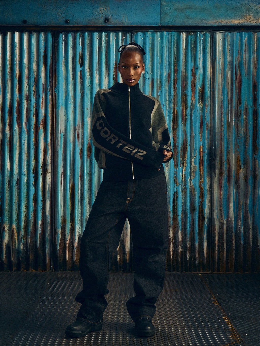 PRECISION KNIT ZIP UP [BLACK] CRTZRTW