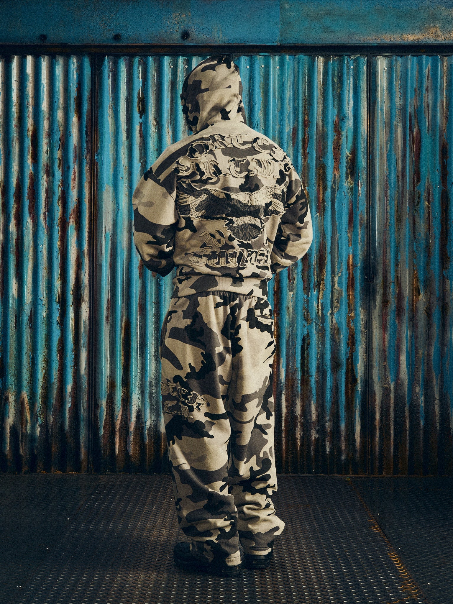 DIPLOMATIC OPEN HEM SWEATPANT [WASHED CAMO] CRTZRTW
