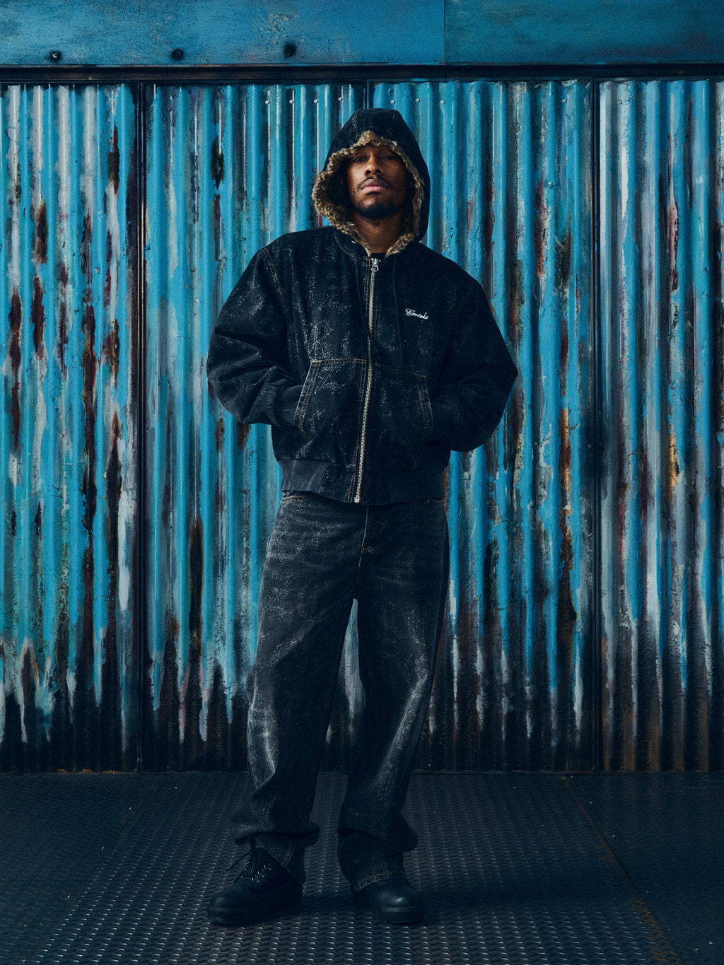 OLD ENGLISH DENIM WORK JACKET [BLACK WASH] CRTZRTW