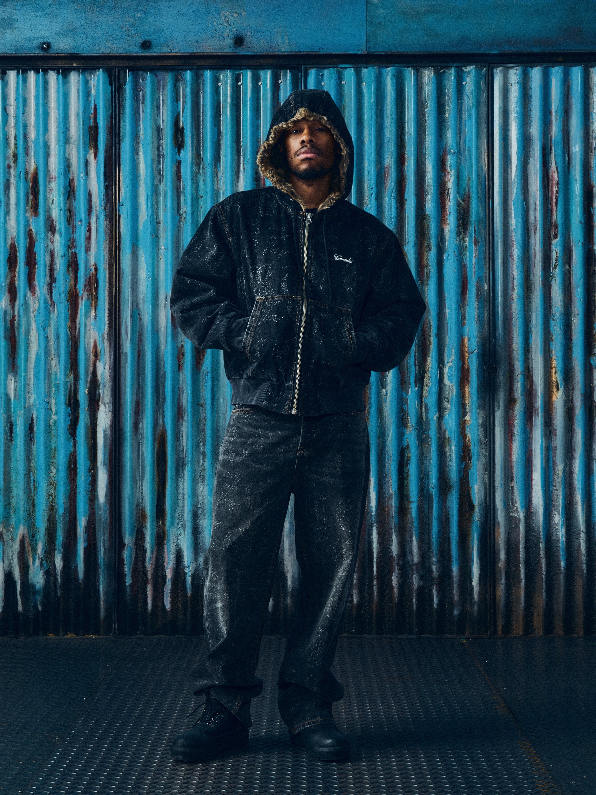 OLD ENGLISH DENIM WORK JACKET [BLACK WASH] CRTZRTW
