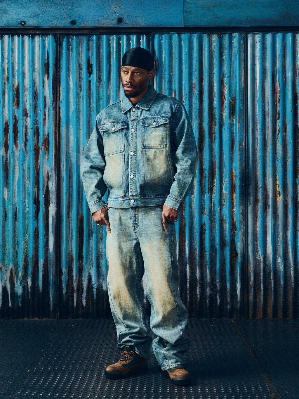 ARDWEAR PANEL DENIM JACKET [WASHED INDIGO] CRTZRTW