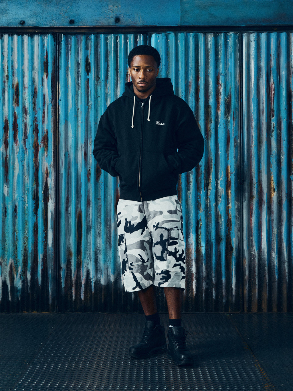 GABRIEL MOSES ZIP HOODIE [BLACK] CRTZRTW