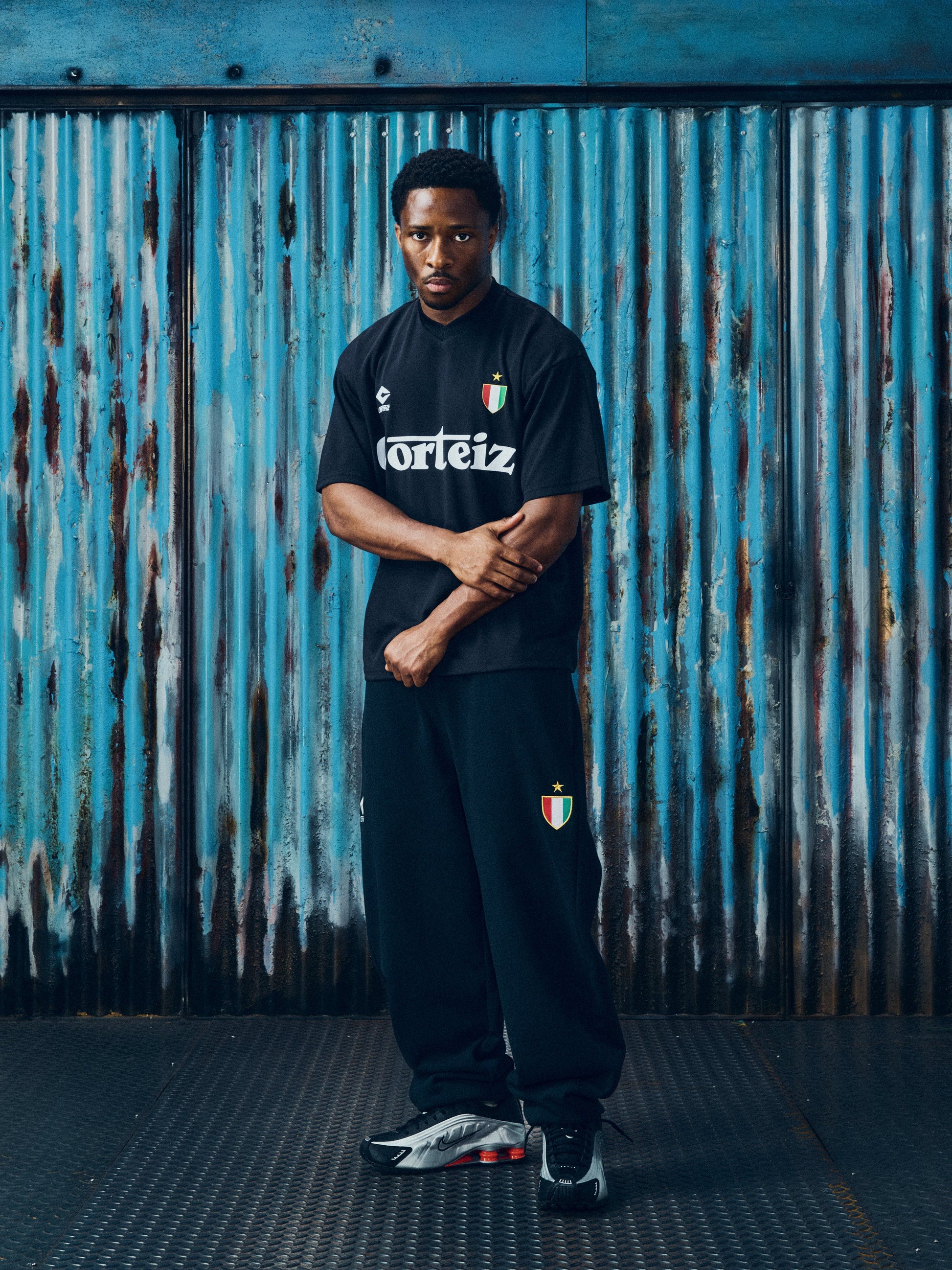 GHINI FOOTBALL JERSEY [BLACK] CRTZRTW