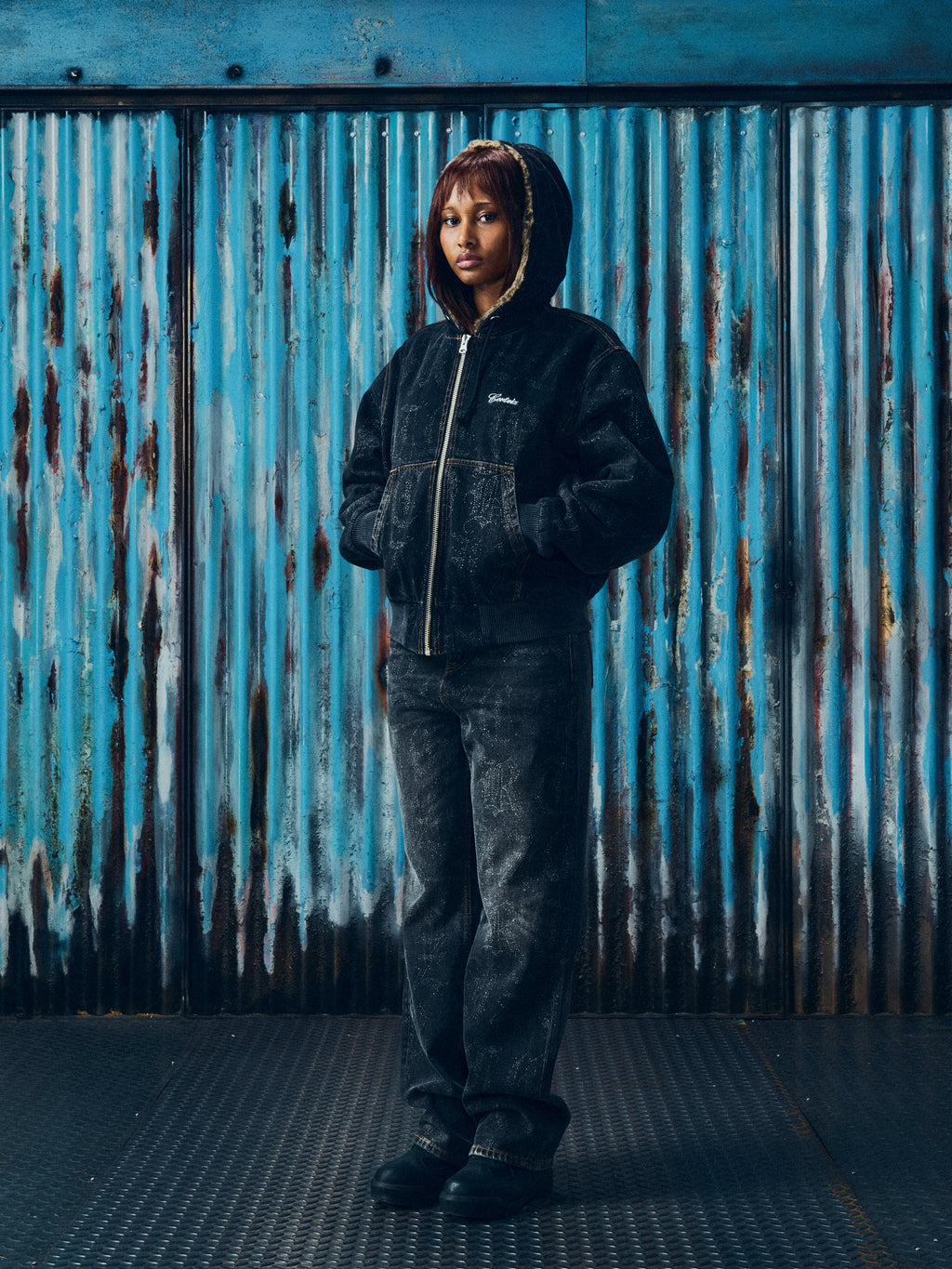 OLD ENGLISH DENIM WORK JACKET [BLACK WASH] CRTZRTW