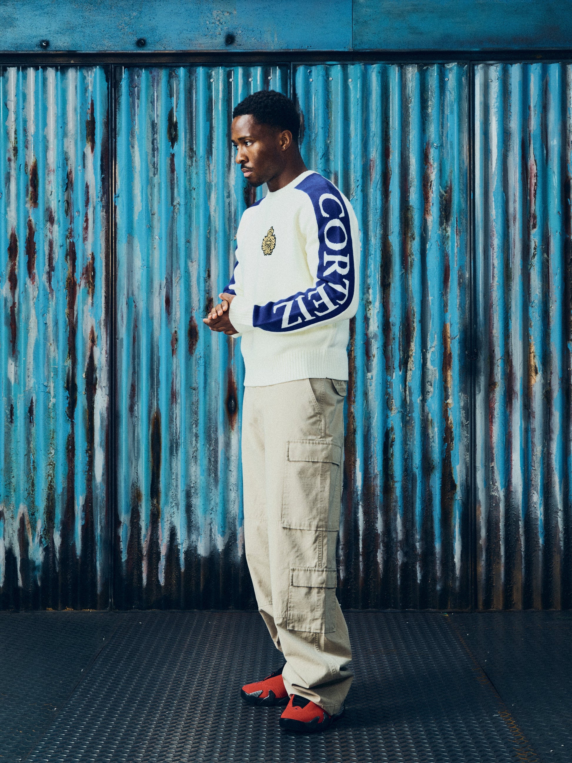 VVS PANEL KNIT SWEATER [CREAM] CRTZRTW