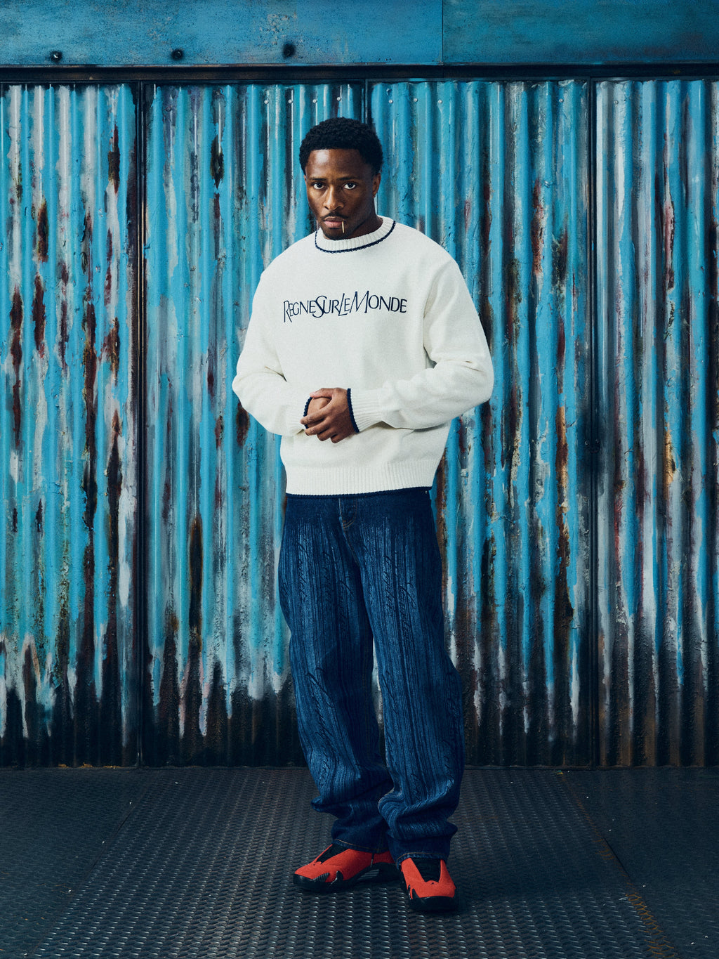 RSLM KNIT CREWNECK [CREAM] CRTZRTW