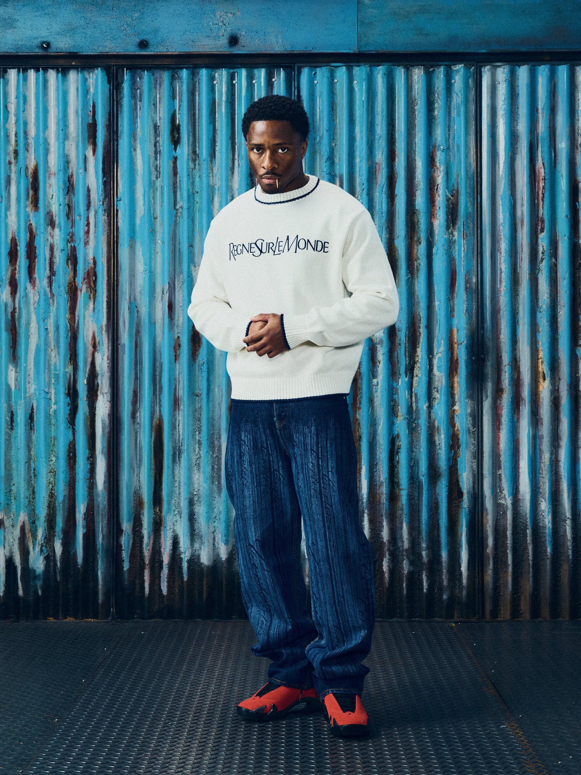 RSLM KNIT CREWNECK [CREAM] CRTZRTW