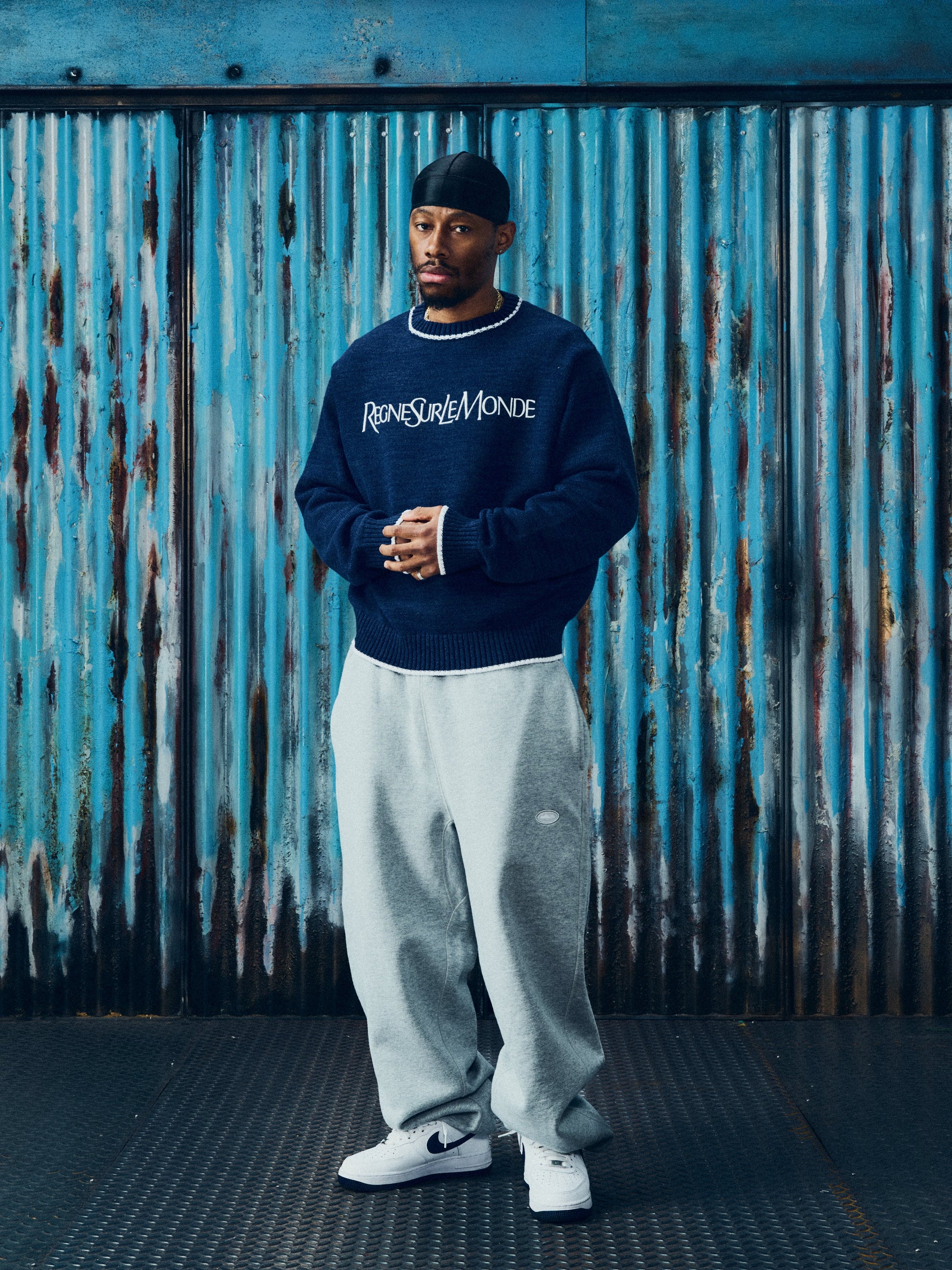 RSLM KNIT CREWNECK [NAVY] CRTZRTW