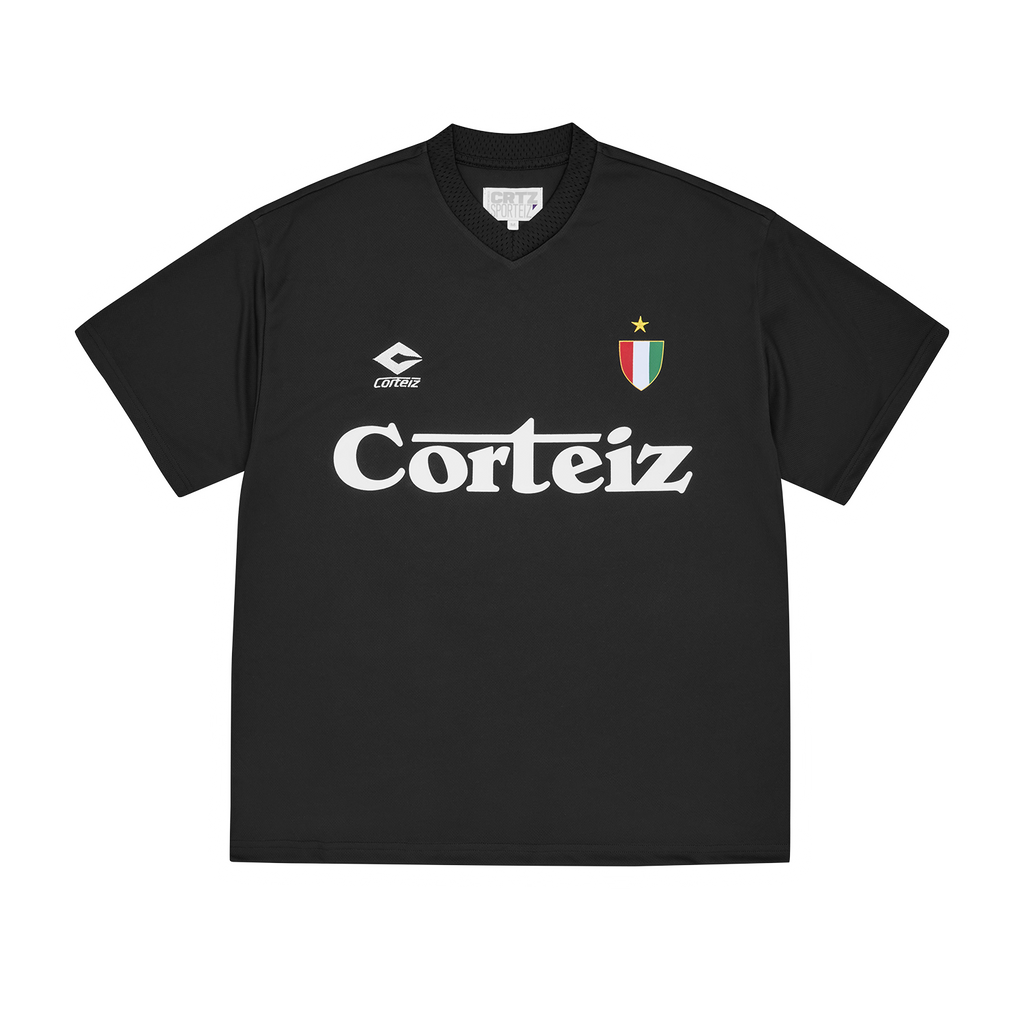 GHINI FOOTBALL JERSEY [BLACK] CRTZRTW