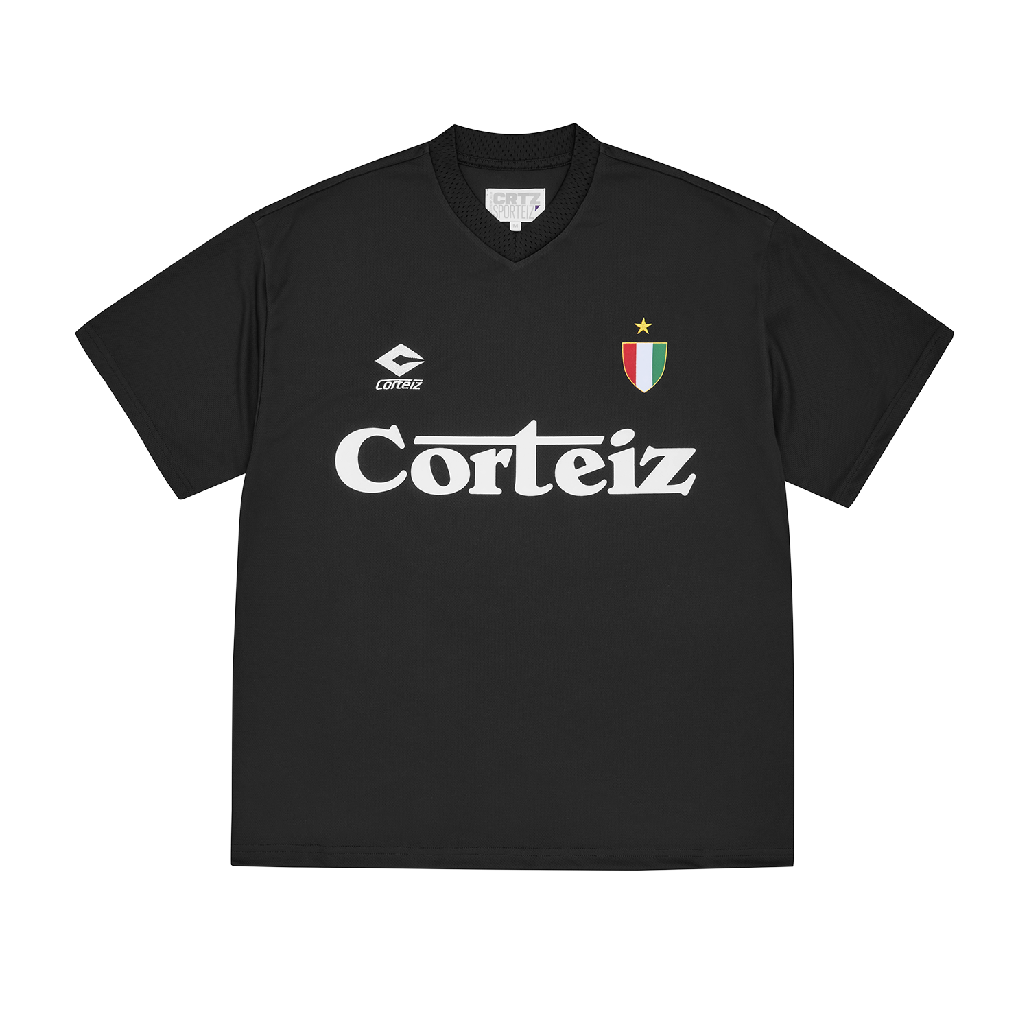 GHINI FOOTBALL JERSEY [BLACK] CRTZRTW