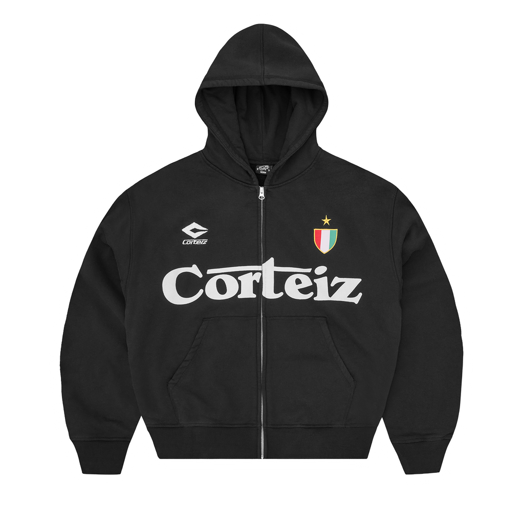 GHINI ZIP HOODIE [BLACK] CRTZRTW