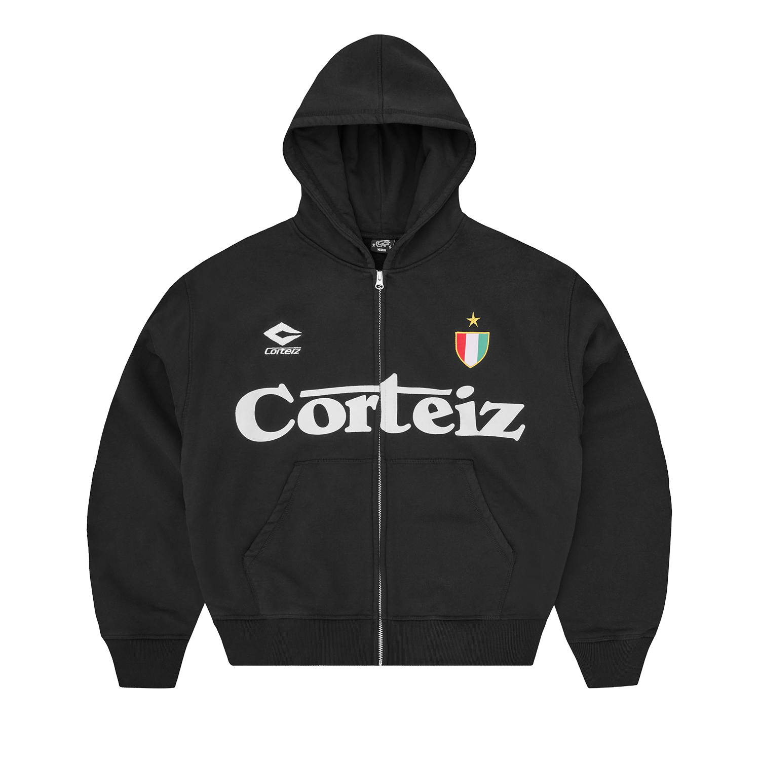 GHINI ZIP HOODIE [BLACK] CRTZRTW