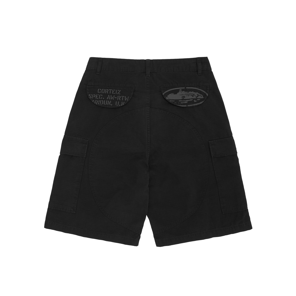 Corteiz GUERILLAZ CARGO SHORT [BLACK] CRTZRTW