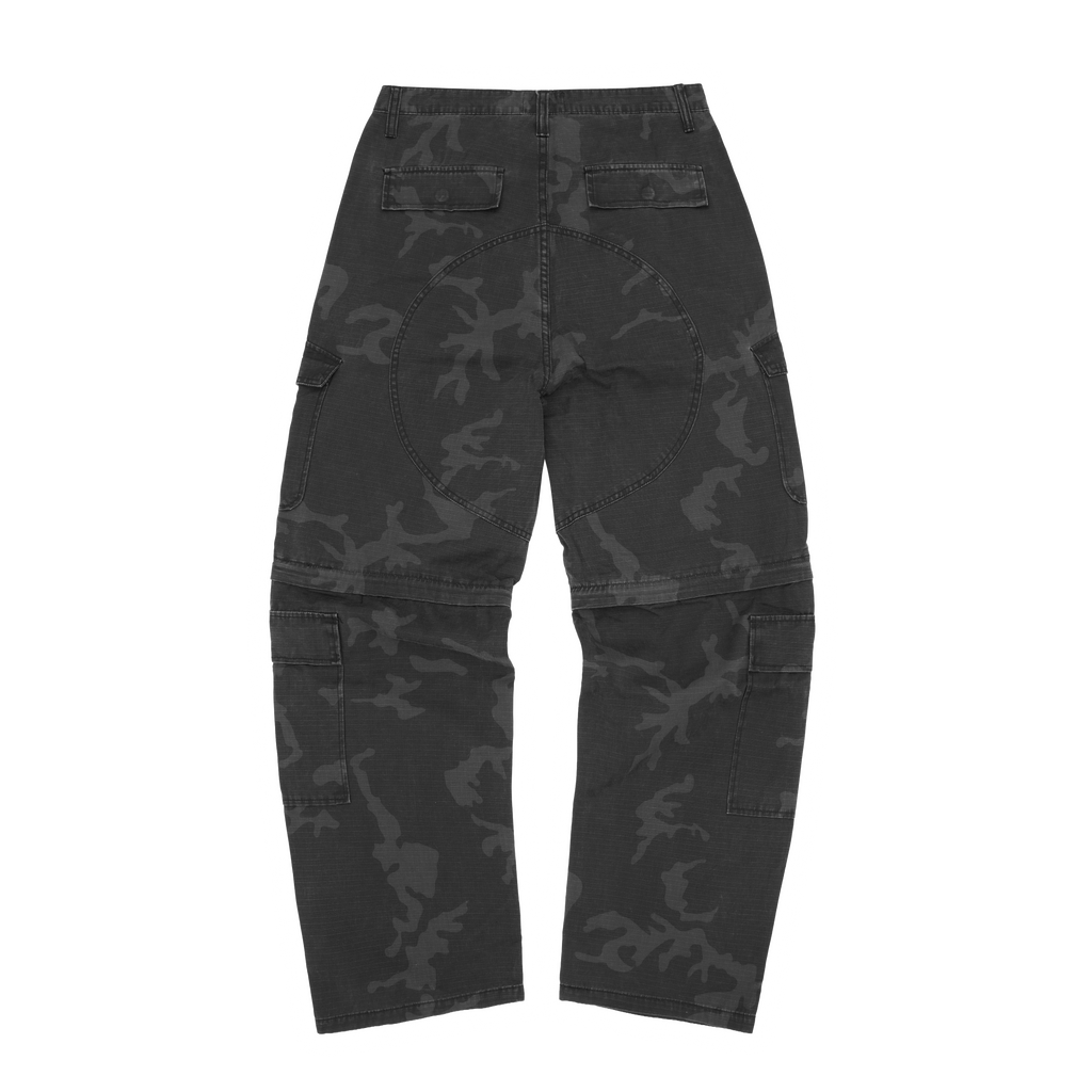 GUERILLAZ CONVERTIBLE PANT [BLACK CAMO] CRTZRTW