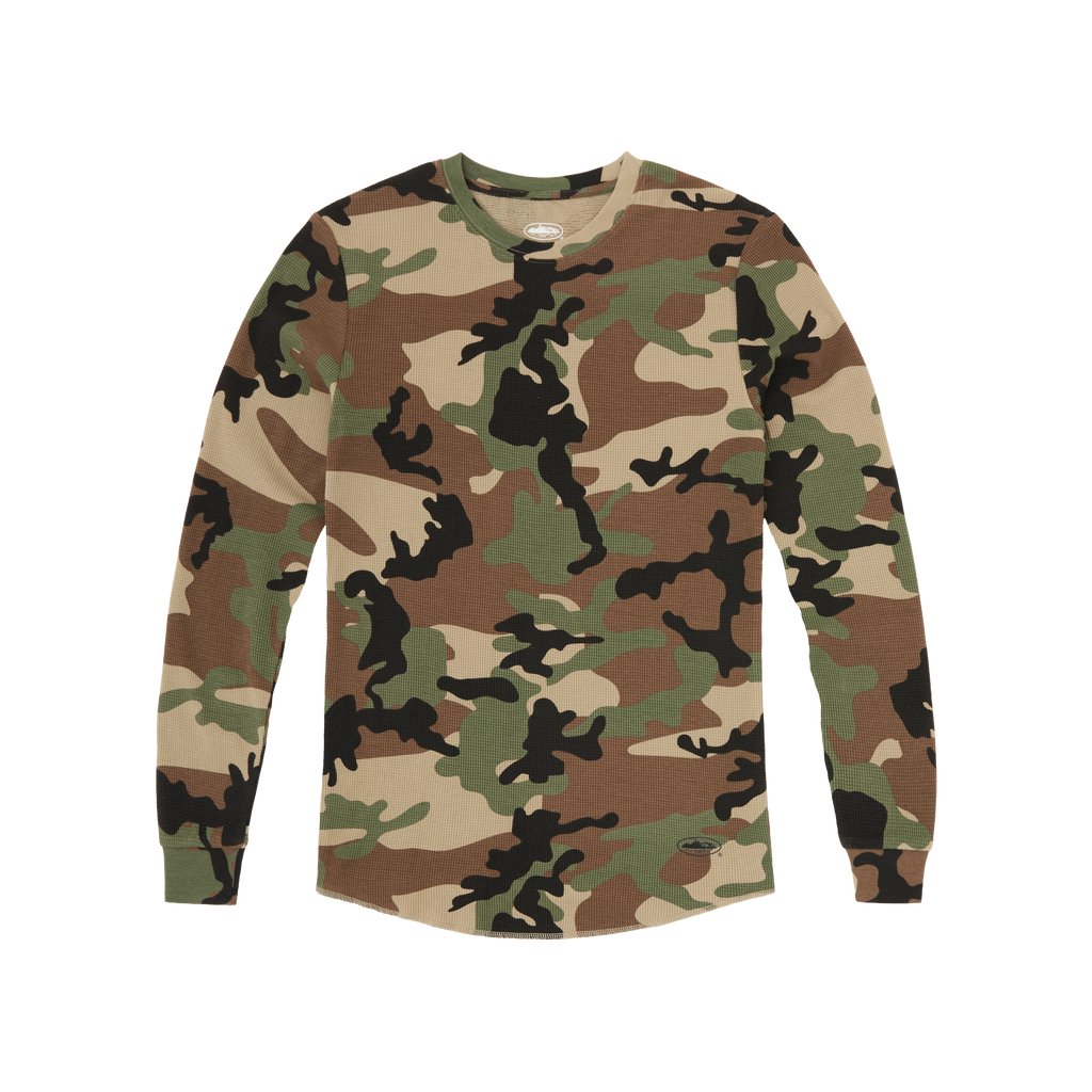 Corteiz GUERILLAZ THERMAL LS TEE [WOODLAND CAMO] CRTZRTW
