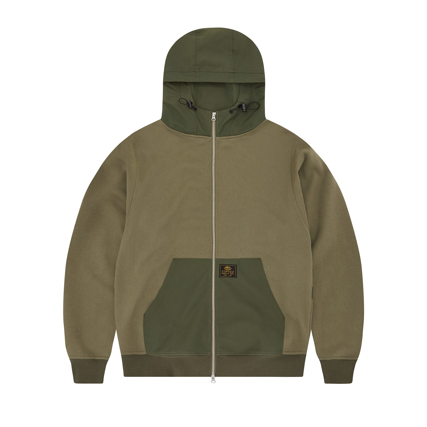 GUERILLAZ RIPSTOP ZIP HOODIE [OLIVE] CRTZRTW
