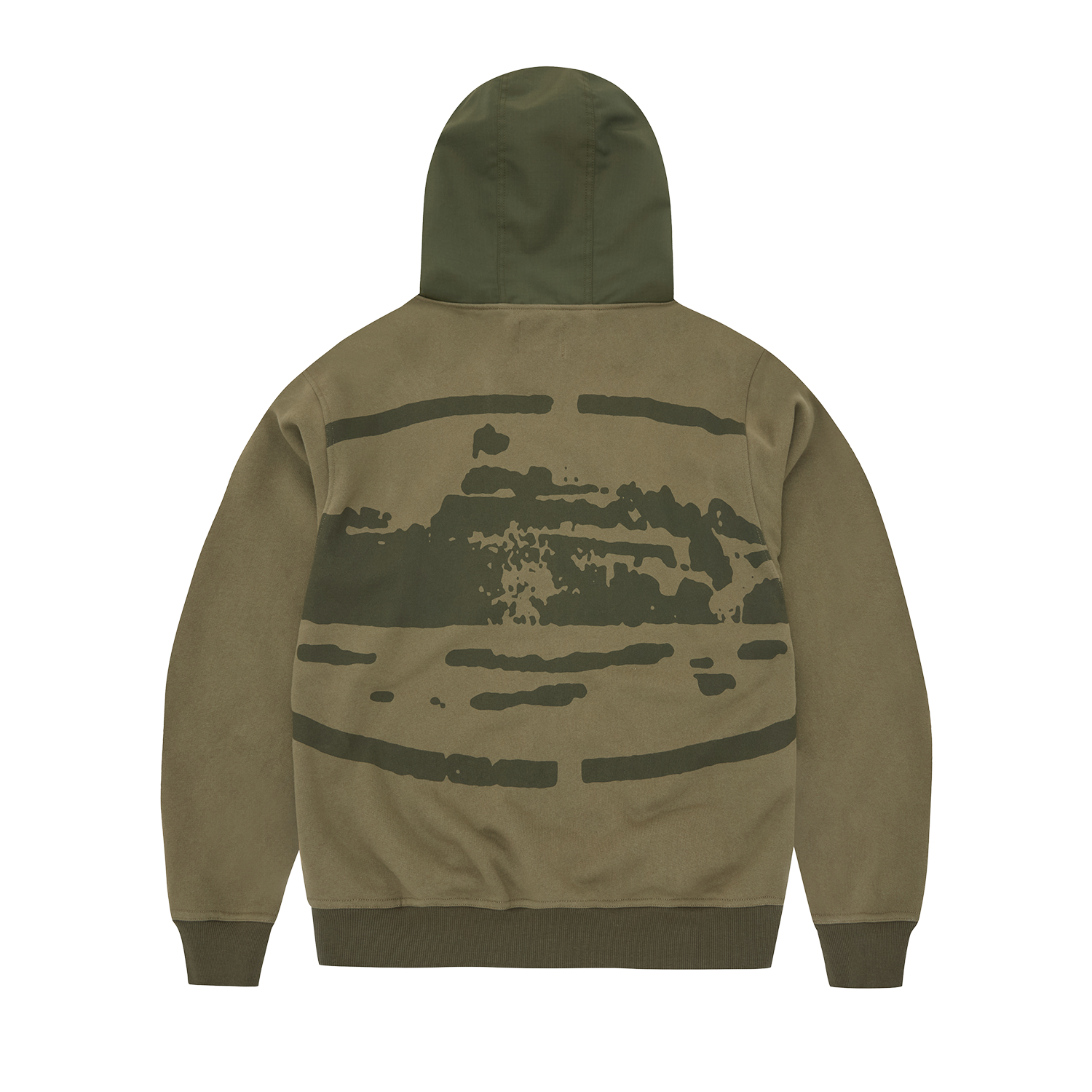 GUERILLAZ RIPSTOP ZIP HOODIE [OLIVE] CRTZRTW