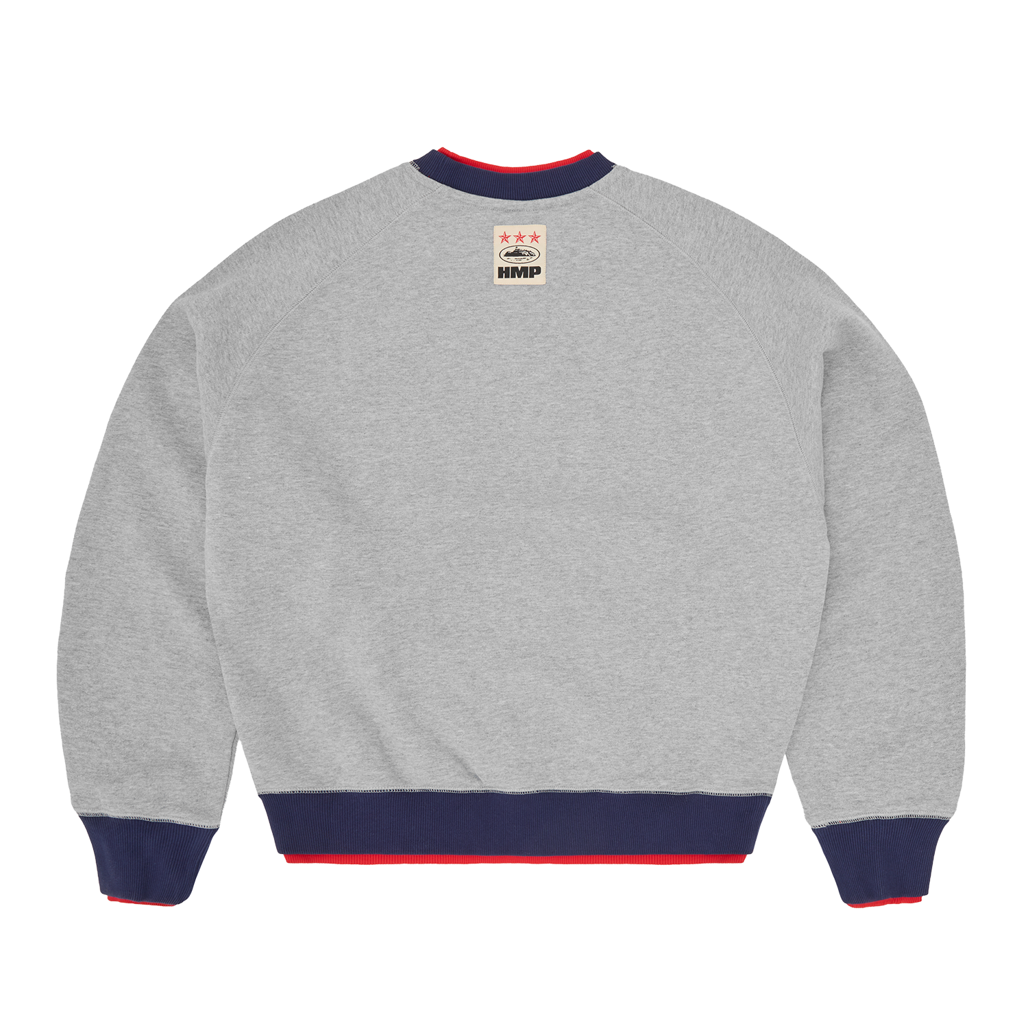 HMP DOUBLE UP CREWNECK [HEATHER GREY] CRTZRTW