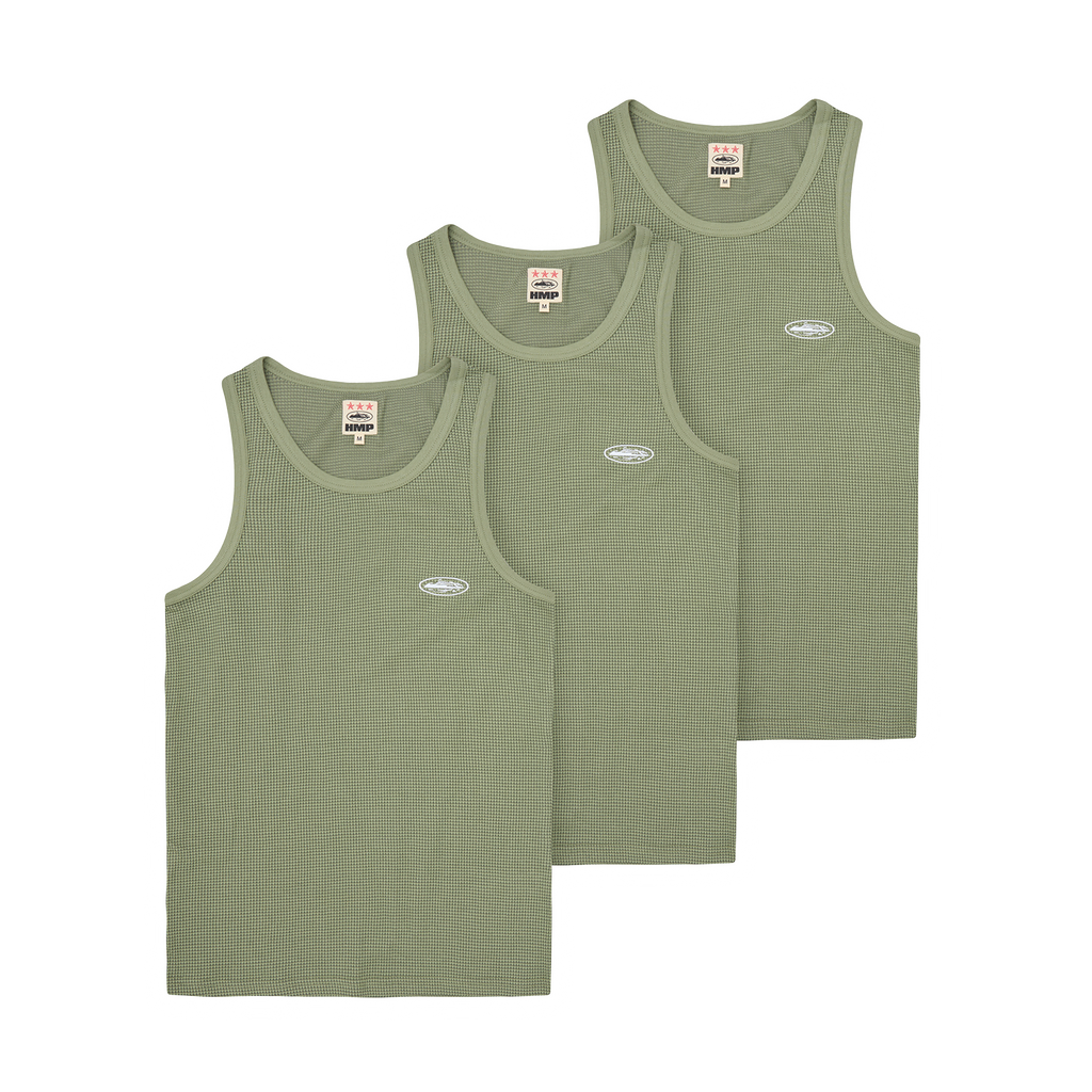 HMP ESSENTIALS TANK TOP [3PK] [OLIVE] CRTZRTW