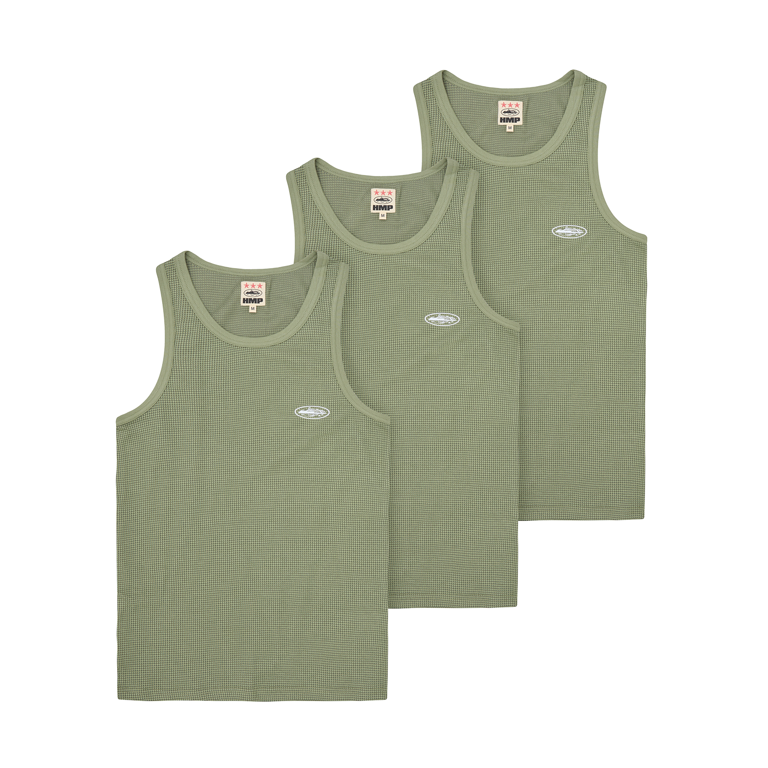 HMP ESSENTIALS TANK TOP [3PK] [OLIVE] CRTZRTW