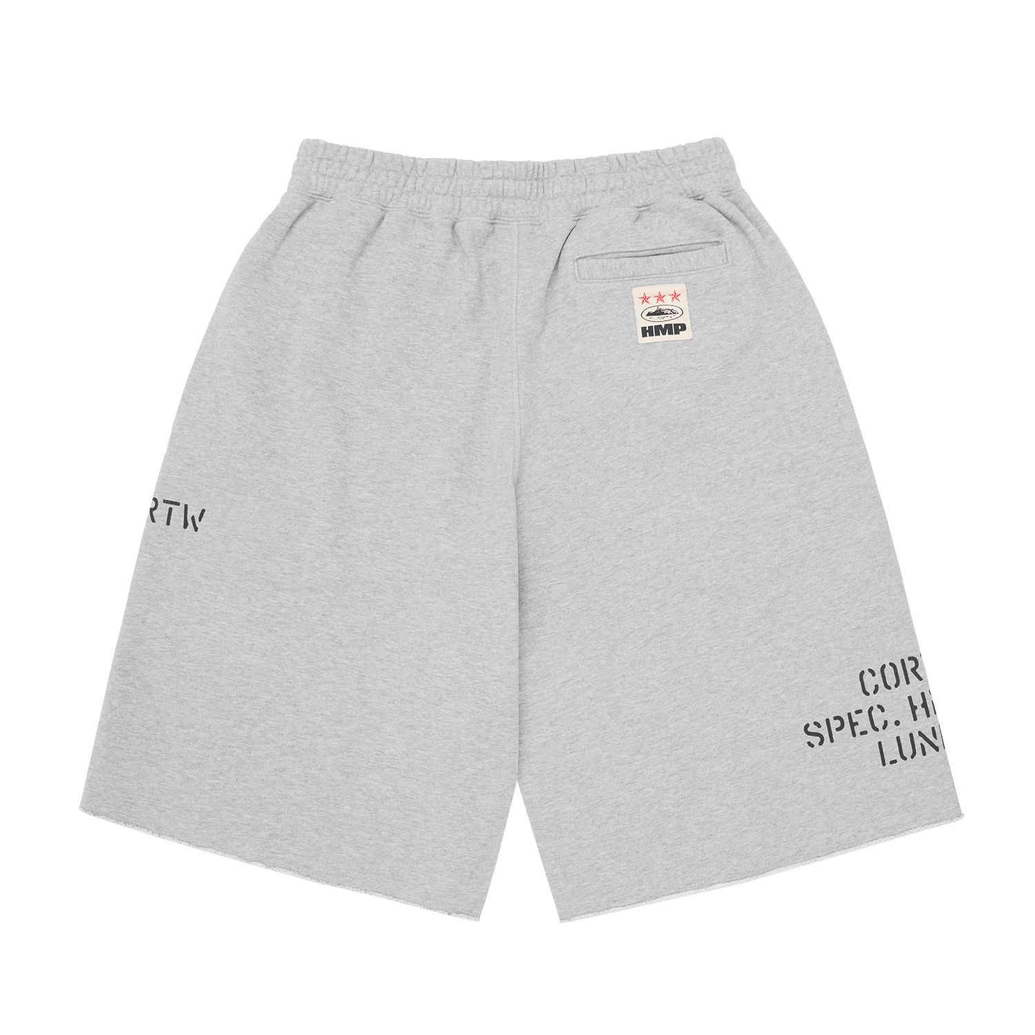 HMP STENCIL SWEATSHORT [HEATHER GREY] CRTZRTW