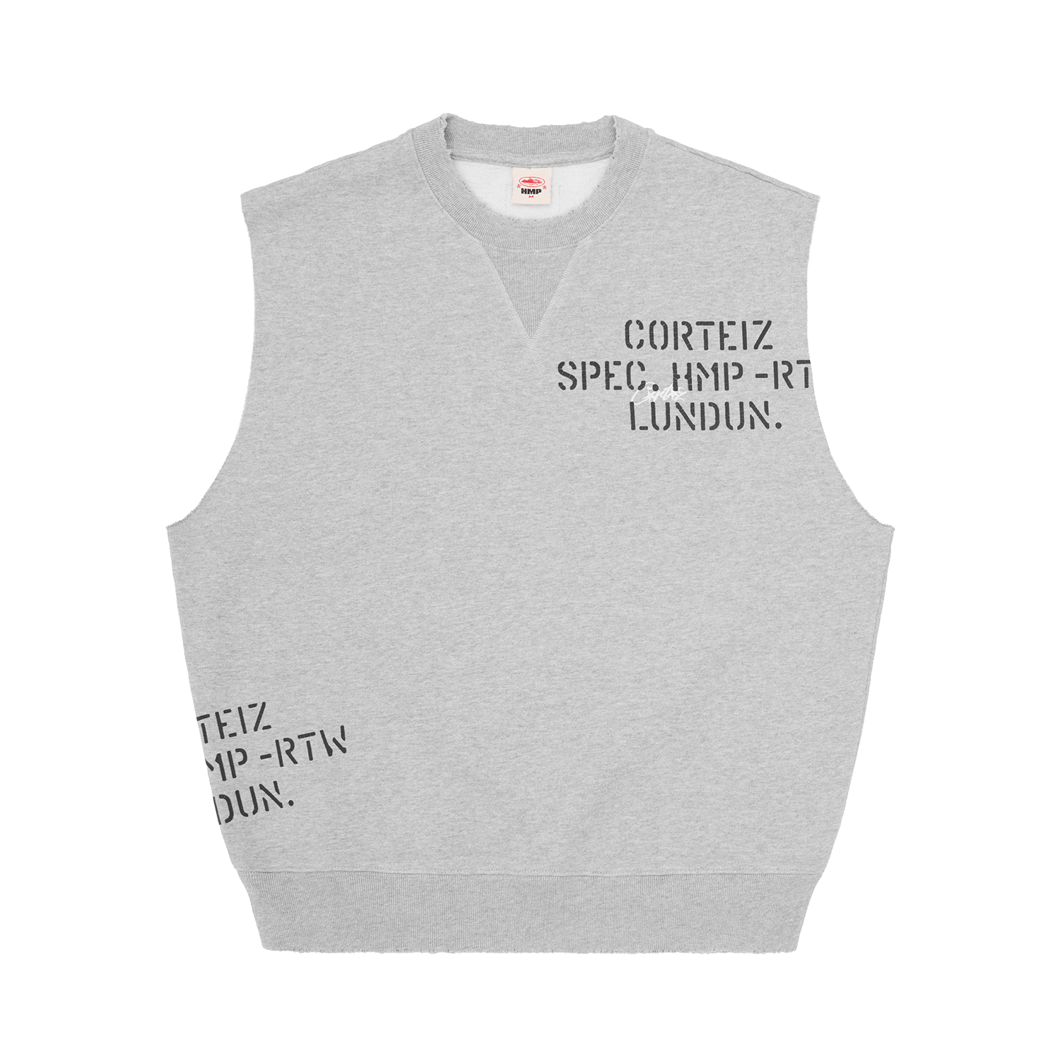 HMP STENCIL VEST [HEATHER GREY] CRTZRTW