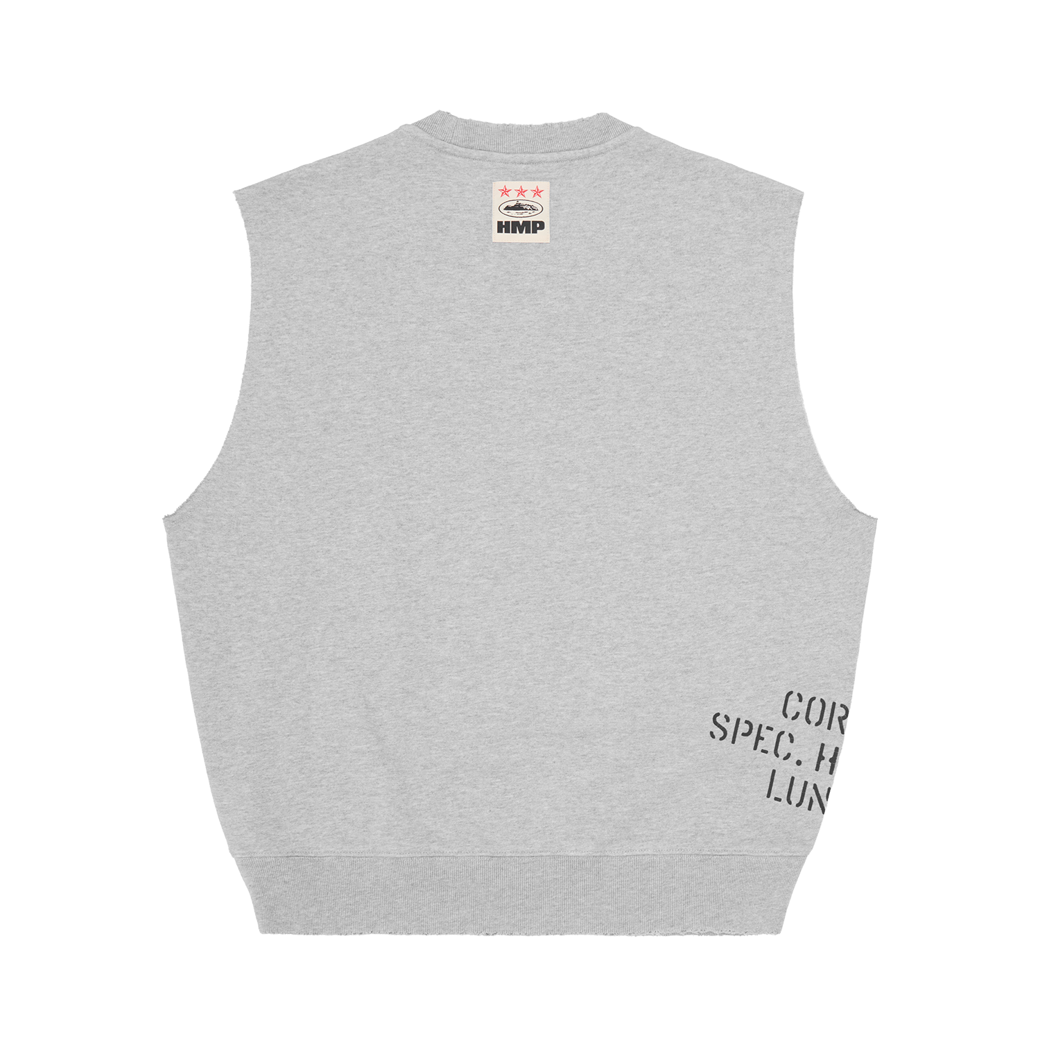 HMP STENCIL VEST [HEATHER GREY] CRTZRTW