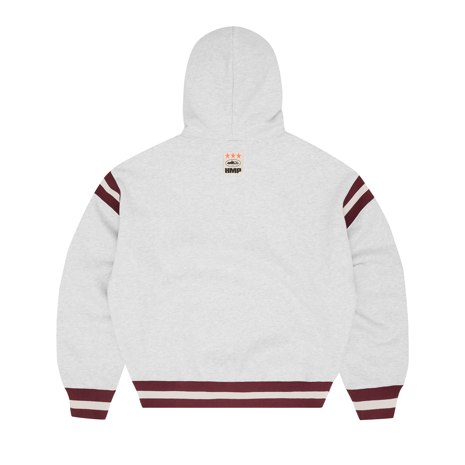 HMP STRIPE RIB HOODIE [LIGHT HEATHER] CRTZRTW