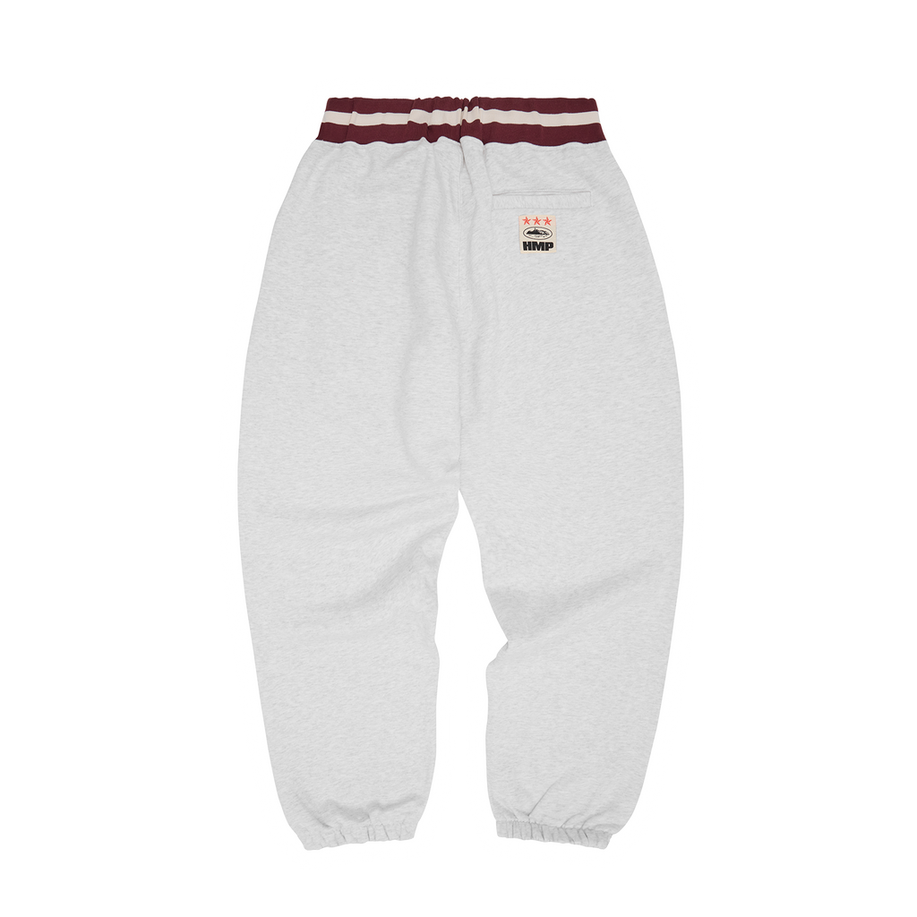 HMP STRIPE RIB SWEATPANT [LIGHT HEATHER] CRTZRTW