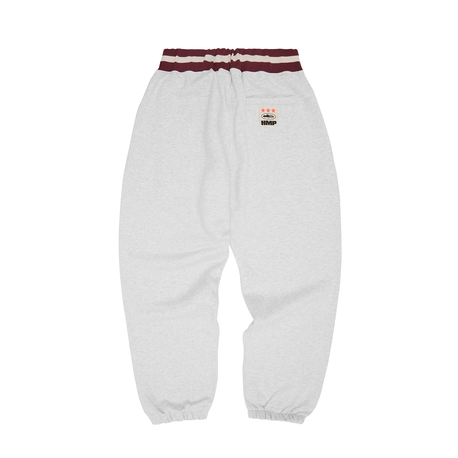 HMP STRIPE RIB SWEATPANT [LIGHT HEATHER] CRTZRTW