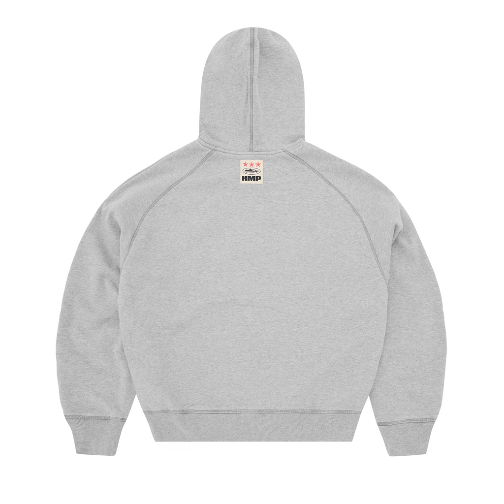 Corteiz HMP THERMAL ZIP HOODIE [HEATHER GREY] CRTZRTW