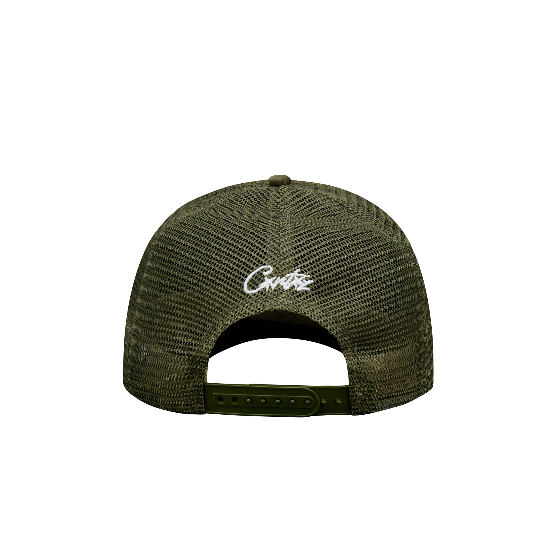 ISLAND PUFF PRINT TRUCKER HAT [OLIVE] CRTZRTW