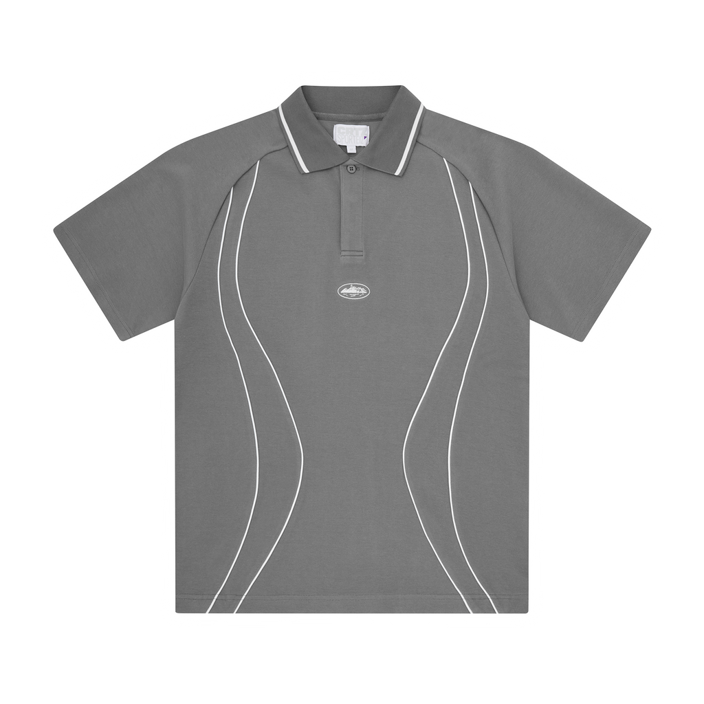 ISLAND PIQUE POLO SHIRT [GREY] CRTZRTW