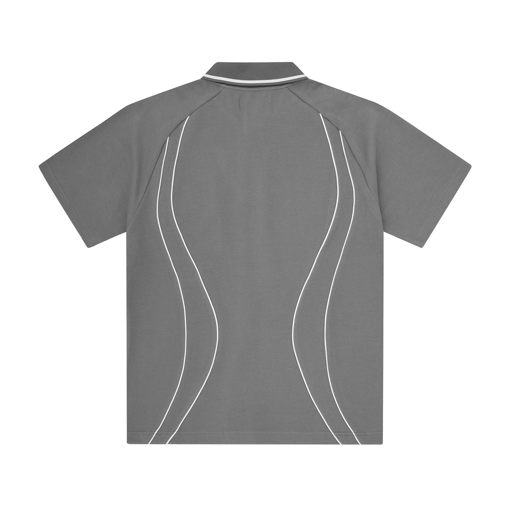 ISLAND PIQUE POLO SHIRT [GREY] CRTZRTW