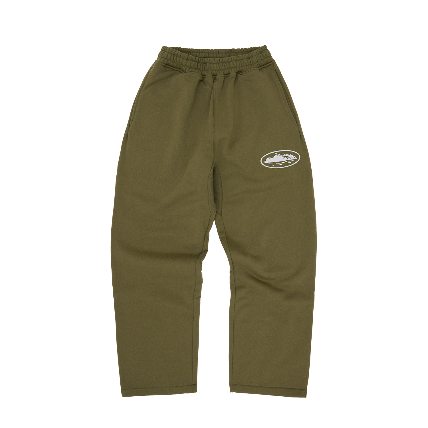 ISLAND PUFF PRINT OPEN HEM SWEATPANT [OLIVE] CRTZRTW