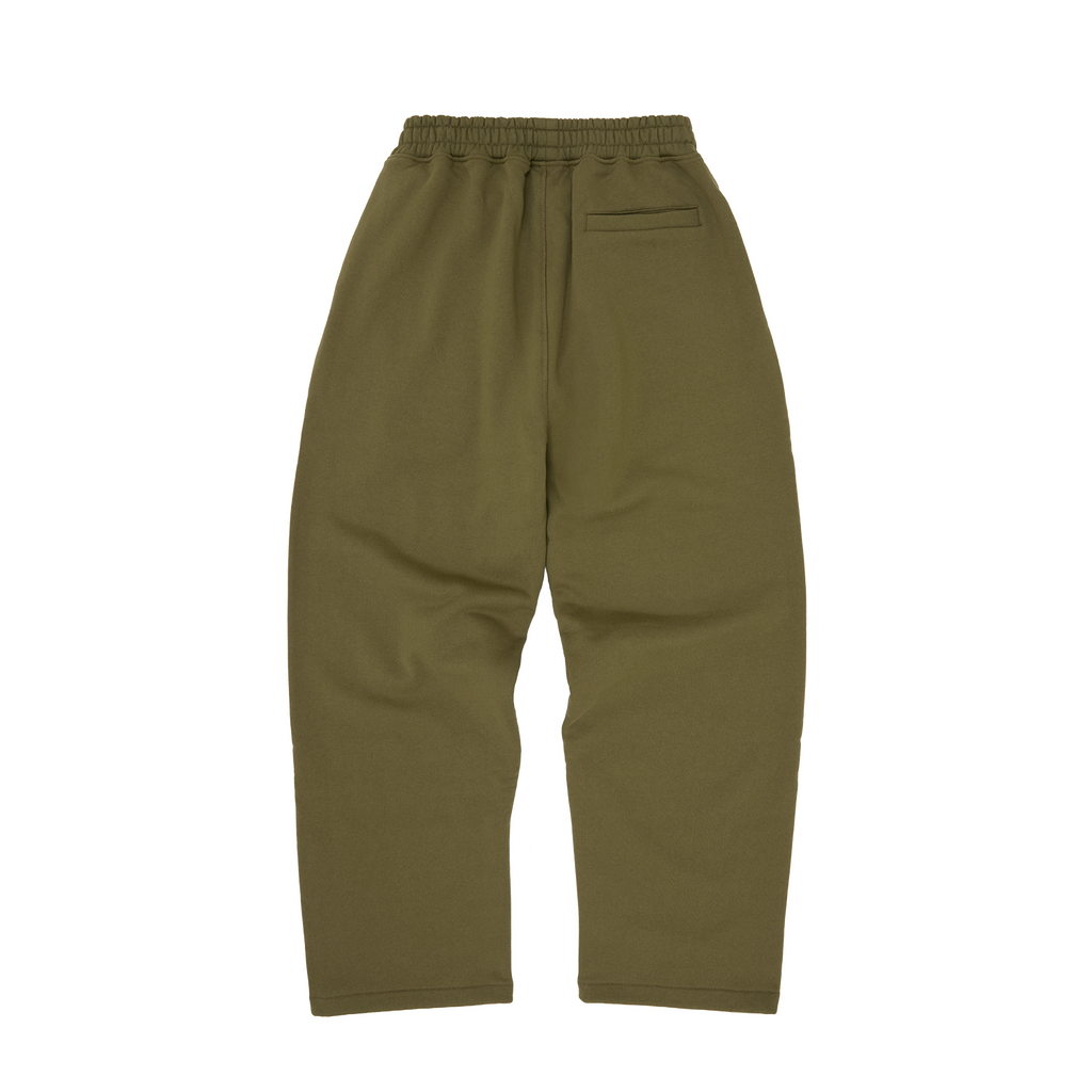 ISLAND PUFF PRINT OPEN HEM SWEATPANT [OLIVE] CRTZRTW
