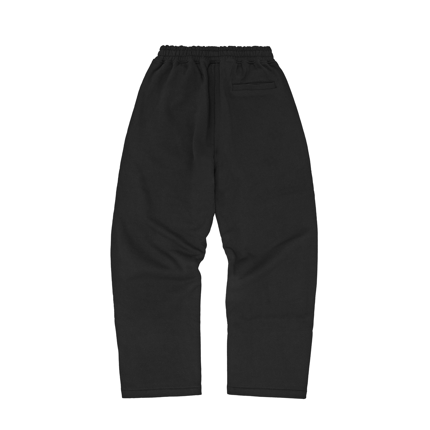 ISLAND PUFF PRINT OPEN HEM SWEATPANT [BLACK] CRTZRTW