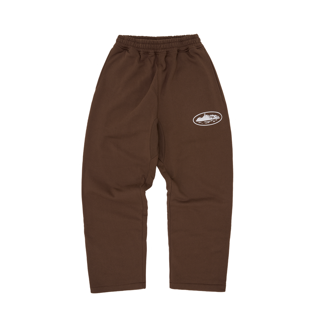 ISLAND PUFF PRINT OPEN HEM SWEATPANT [BROWN] CRTZRTW
